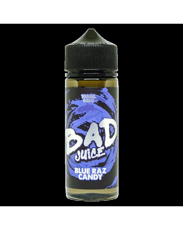 BLUE RAZZ CANDY E LIQUID BY BAD JUICE 100ML 70VG