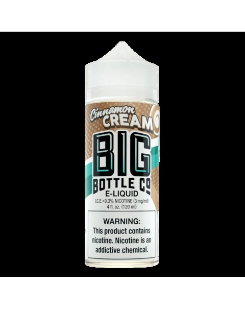 CINNAMON CREAM E LIQUID BY BIG BOTTLE CO 100ML 70VG