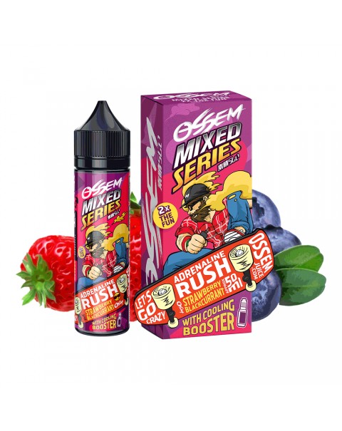 ADRENALINE RUSH E LIQUID BY OSSEM - MIX SERIES 50ML 70VG