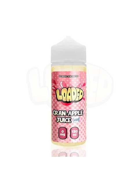 CRANBERRY APPLE ICED JUICE E LIQUID BY LOADED 100ML 70VG