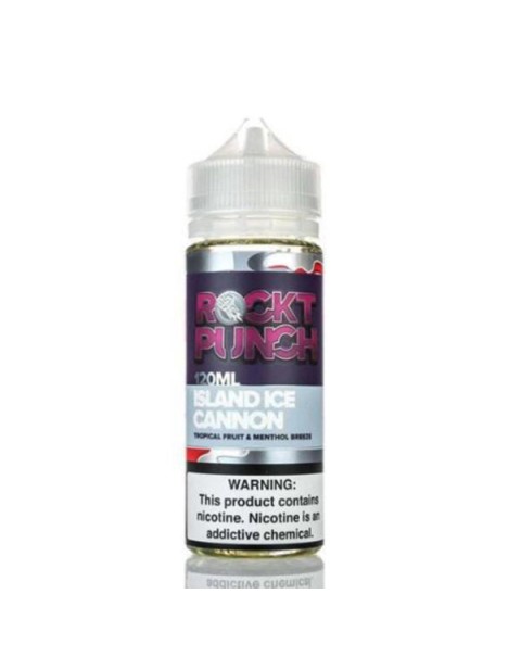 ISLAND ICE CANNON E LIQUID BY OKVMI - ROCKT PUNCH 100ML 70VG