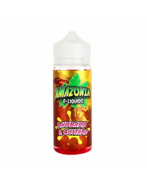 RHUBARB & CUSTARD E LIQUID BY AMAZONIA JUICE 100ML