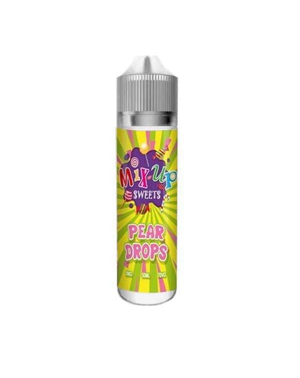 PEAR DROPS E LIQUID BY MIX UP SWEETS 50ML 70VG