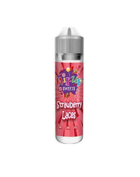 STRAWBERRY LACES E LIQUID BY MIX UP SWEETS 50ML 70VG