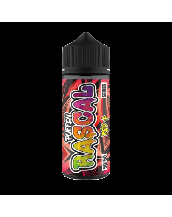 RED A E LIQUID BY PUFFIN RASCAL 100ML 50VG