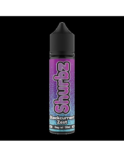 BLACKCURRANT ZEST E LIQUID BY SHURBZ 50ML 70VG