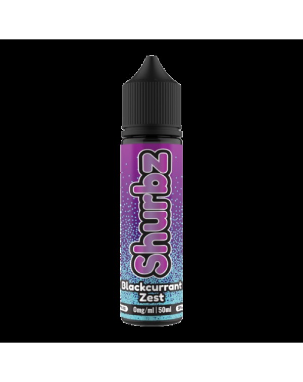 BLACKCURRANT ZEST E LIQUID BY SHURBZ 50ML 70VG