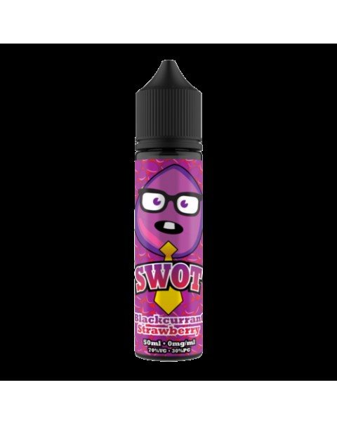 BLACKCURRANT STRAWBERRY E LIQUID BY SWOT 50ML 70VG