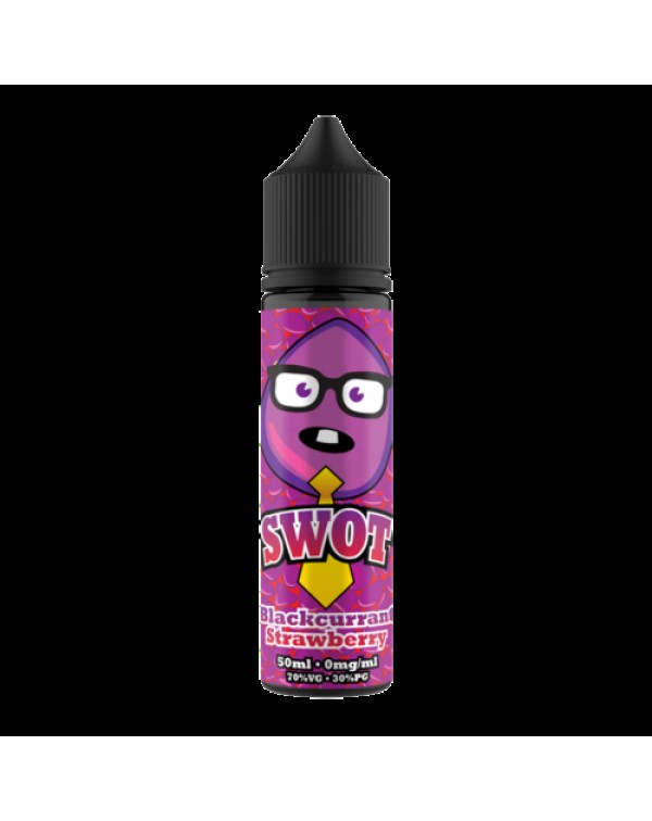 BLACKCURRANT STRAWBERRY E LIQUID BY SWOT 50ML 70VG