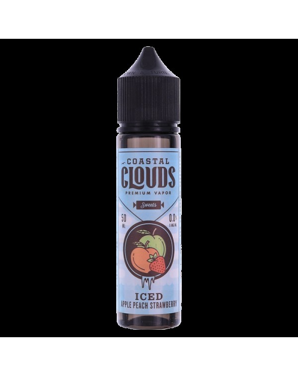 ICED APPLE PEACH STRAWBERRY E LIQUID BY COASTAL CL...