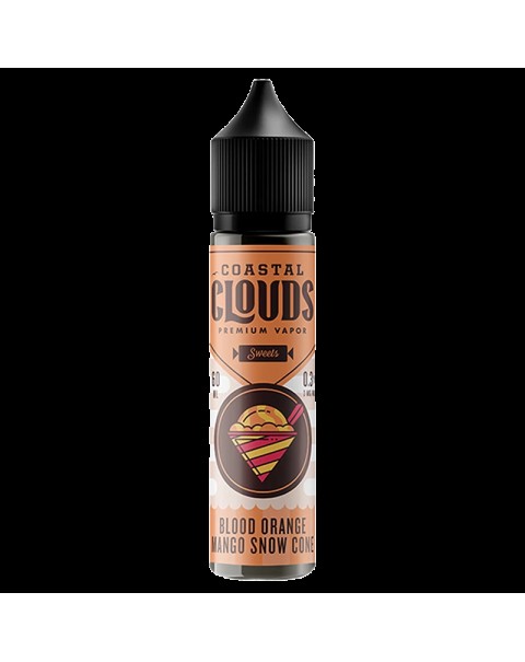 BLOOD ORANGE MANGO SNOW CONE E LIQUID BY COASTAL CLOUDS - SWEETS  50ML 70VG