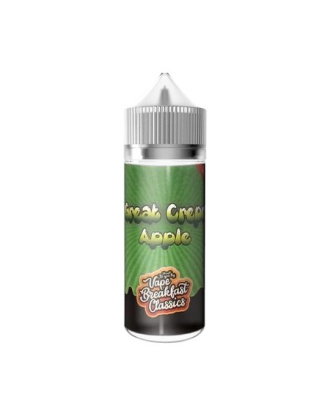 APPLE GREAT CREPE E LIQUID BY VAPE BREAKFAST CLASSICS 100ML 70VG