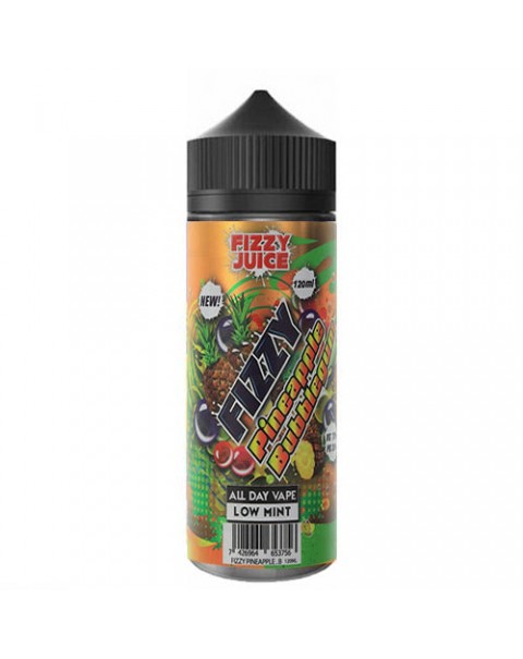 FIZZY PINEAPPLE BUBBLEGUM E LIQUID BY FIZZY JUICE - MOHAWK & CO 100ML 70VG