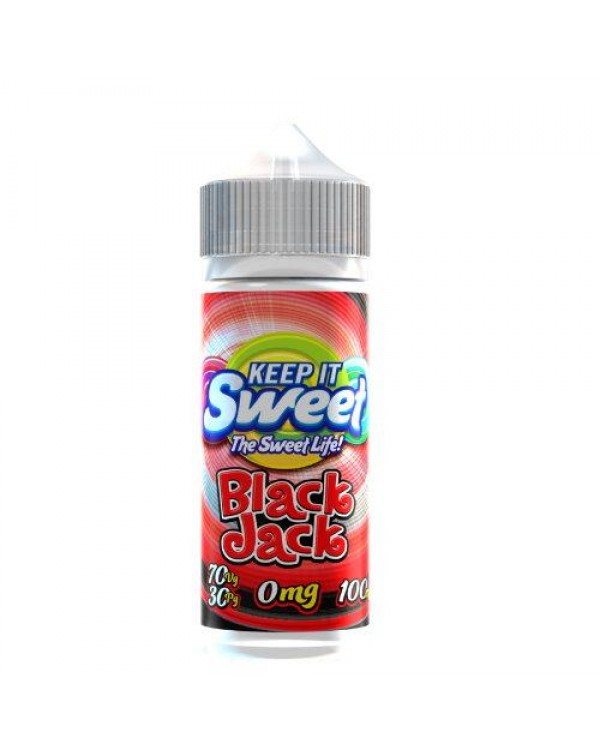 BLACK JACK E LIQUID BY KEEP IT SWEET 100ML 70VG