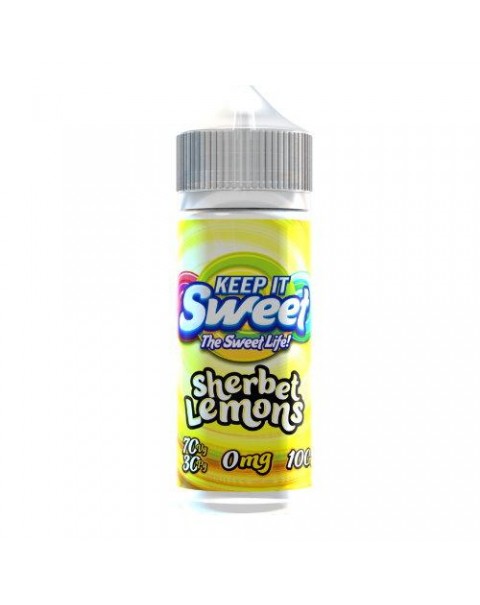 SHERBET LEMONS E LIQUID BY KEEP IT SWEET 100ML 70VG