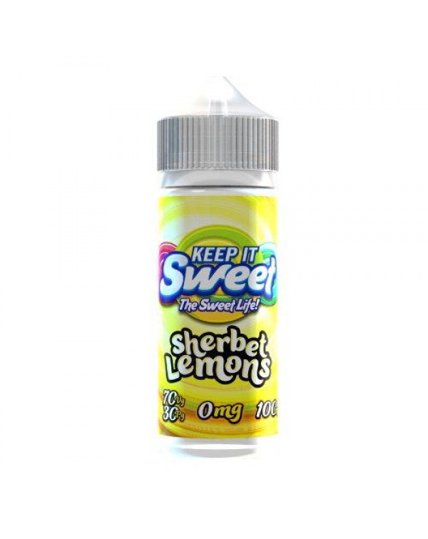 SHERBET LEMONS E LIQUID BY KEEP IT SWEET 100ML 70V...