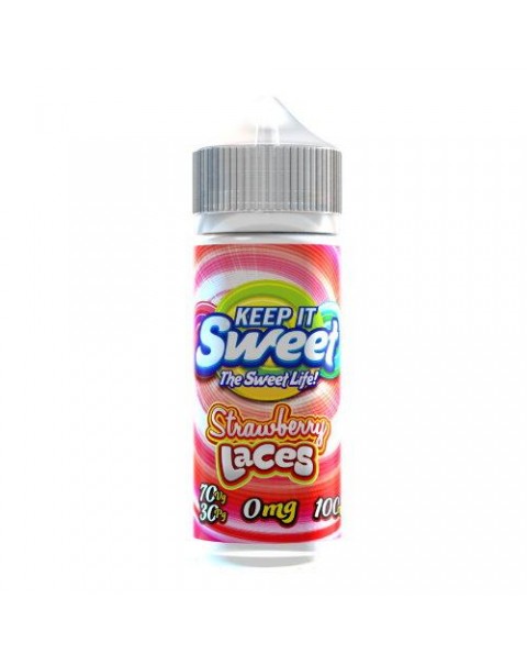 STRAWBERRY LACES E LIQUID BY KEEP IT SWEET 100ML 70VG