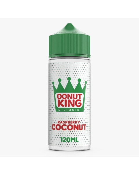 RASPBERRY COCONUT E LIQUID BY DONUT KING  100ML 70VG