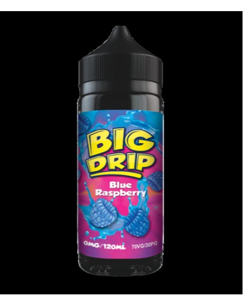 BLUE RASPBERRY E LIQUID BY BIG DRIP - DOOZY VAPE 100ML 70VG
