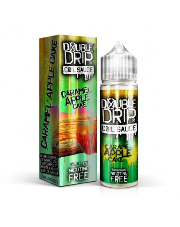 CARAMEL APPLE CAKE E LIQUID BY DOUBLE DRIP 50ML 80...