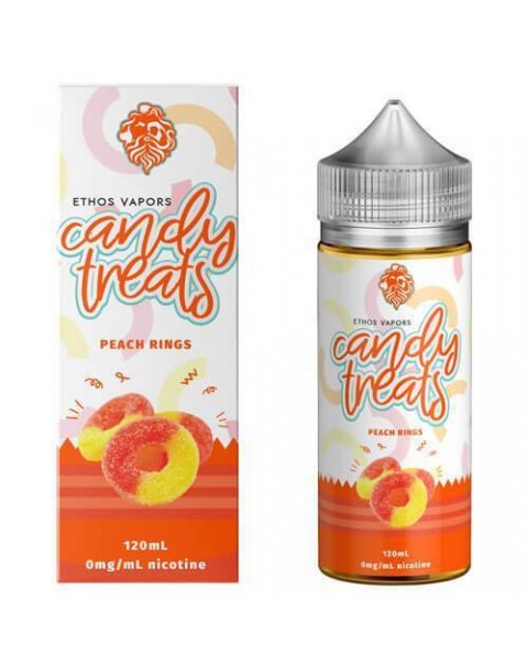 PEACH RINGS E LIQUID BY ETHOS - CANDY TREATS 50ML 75VG