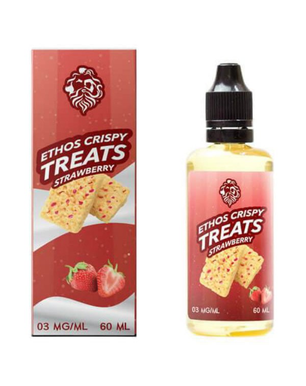 STRAWBERRY CRISPY E LIQUID BY ETHOS - CRISPY TREAT...