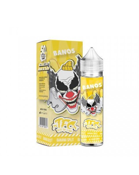 BANOS BANANA SPLIT E LIQUID ICE CREAM SERIES BY FOG CLOWN 50ML 70VG