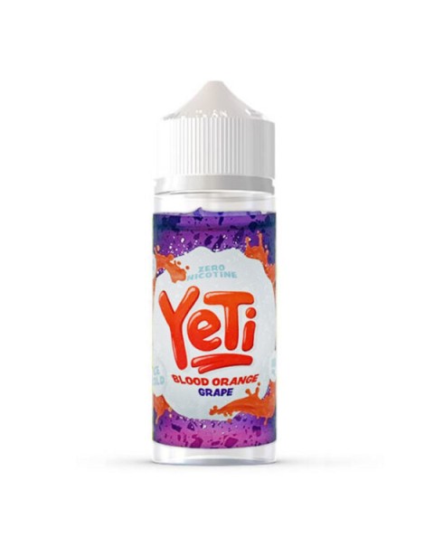 BLOOD ORANGE GRAPE E LIQUID BY YETI E LIQUIDS 100ML 70VG