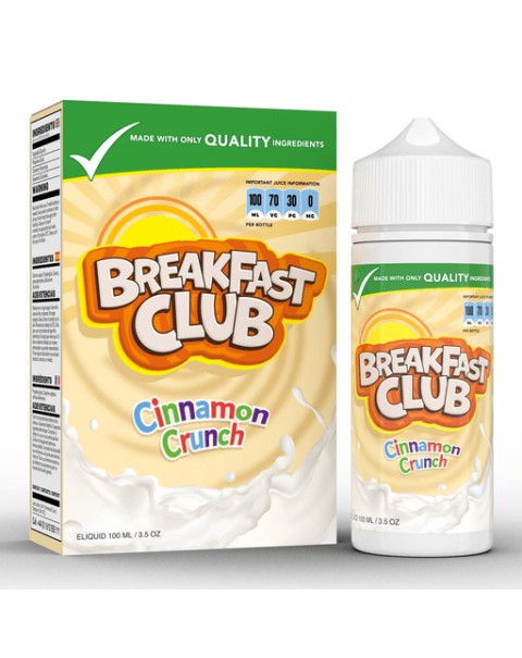 CINNAMON CRUNCH E LIQUID BY BREAKFAST CLUB 100ML 70VG