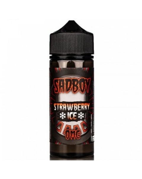 STRAWBERRY ICE E LIQUID BY SADBOY E LIQUID 100ML 75VG