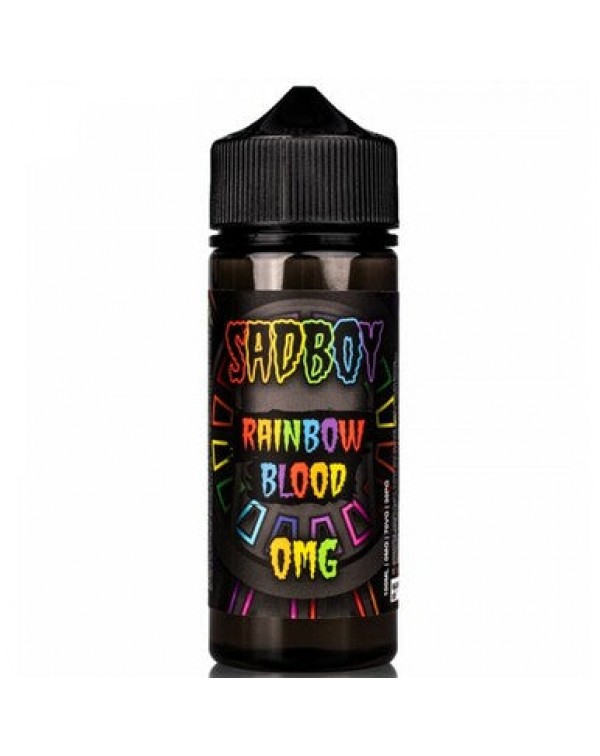 RAINBOW BLOOD E LIQUID BY SADBOY E LIQUID 100ML 75...