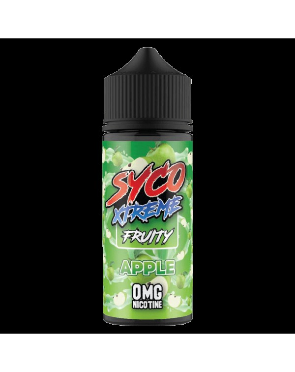 FRUITY APPLE E LIQUID BY SYCO XTREME CHILL 100ML 8...