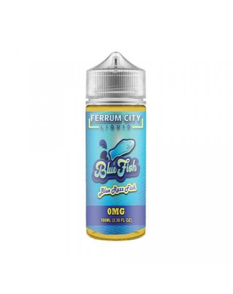 BLUE FISH E LIQUID BY FERRUM CITY E LIQUID 100ML 70VG