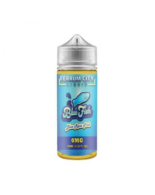 BLUE FISH E LIQUID BY FERRUM CITY E LIQUID 100ML 7...