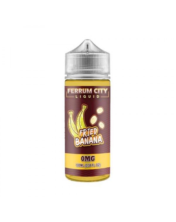 FRIED BANANA E LIQUID BY FERRUM CITY E LIQUID 100M...