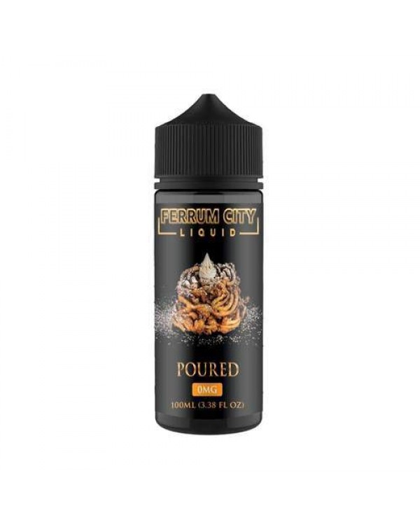 POURED E LIQUID BY FERRUM CITY E LIQUID 100ML 70VG