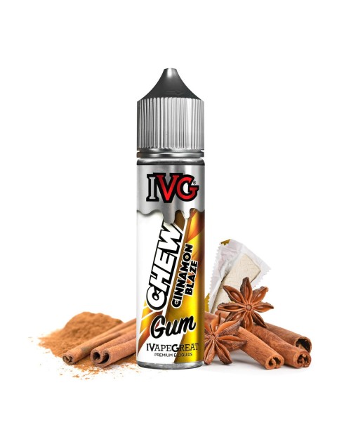 CINNAMON BLAZE E LIQUID BY I VG CHEW RANGE 50ML 70VG