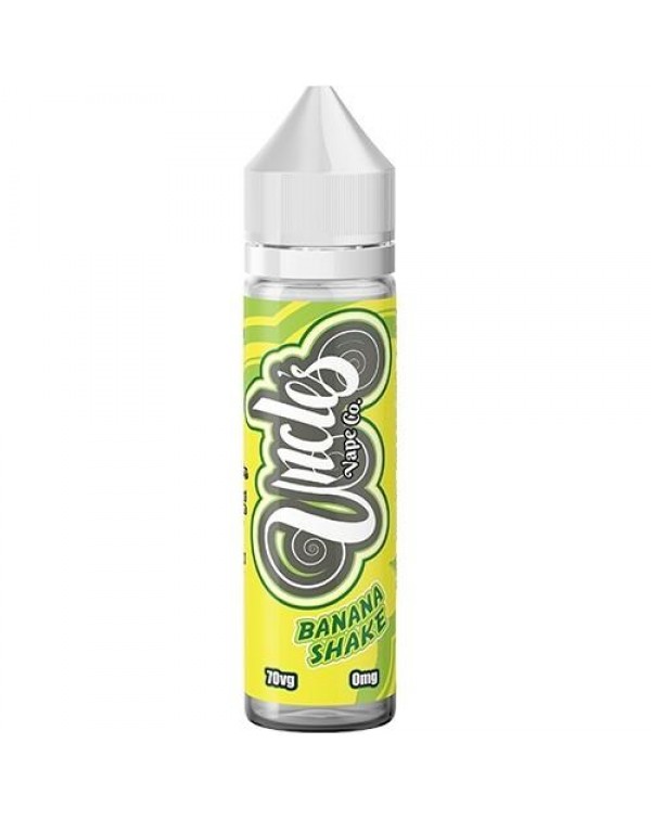 BANANA SHAKE E LIQUID BY UNCLES VAPE CO 50ML 70VG