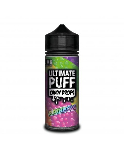 RAINBOW E LIQUID BY ULTIMATE PUFF CANDY DROPS 100ML 70VG