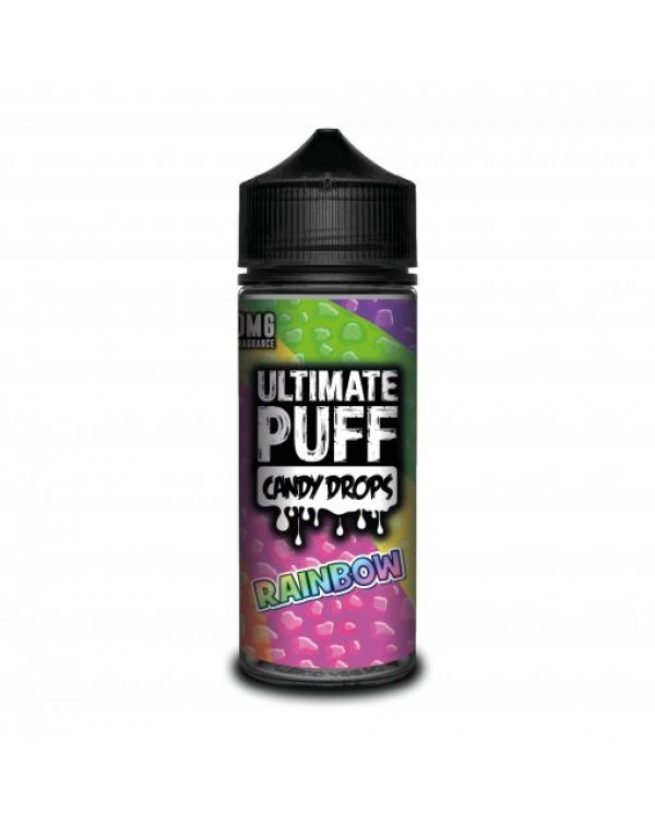 RAINBOW E LIQUID BY ULTIMATE PUFF CANDY DROPS 100M...