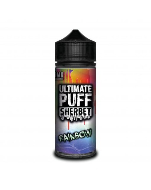 RAINBOW E LIQUID BY ULTIMATE PUFF SHERBET 100ML 70VG