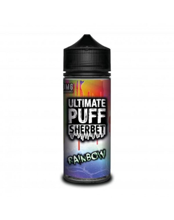 RAINBOW E LIQUID BY ULTIMATE PUFF SHERBET 100ML 70...