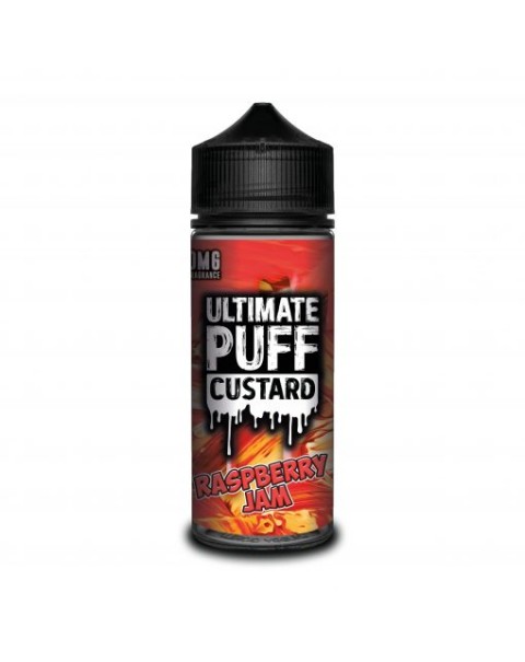 RASPBERRY JAM CRUSH E LIQUID BY ULTIMATE PUFF CUSTARD 100ML 70VG