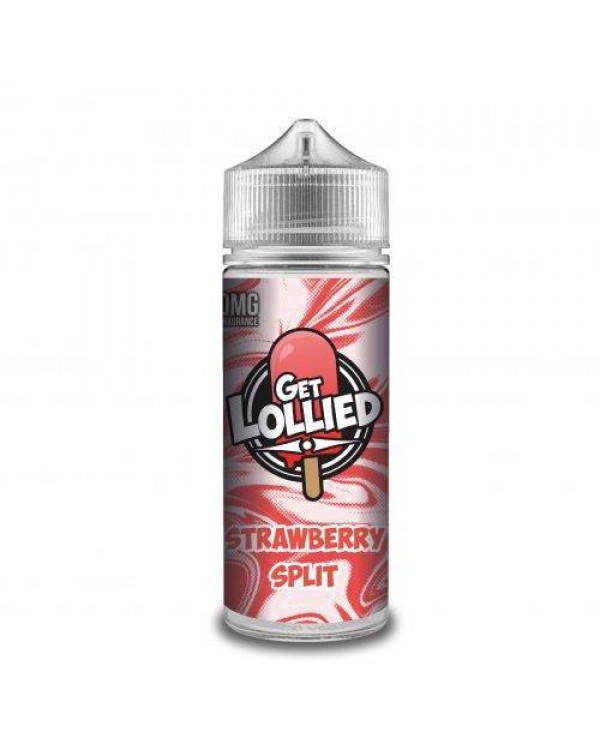 STRAWBERRY SPLIT E LIQUID BY GET LOLLIED 100ML 70V...