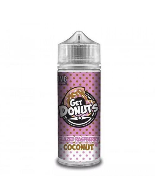 GLAZED RASPBERRY COCONUT E LIQUID BY GET DONUTS 10...