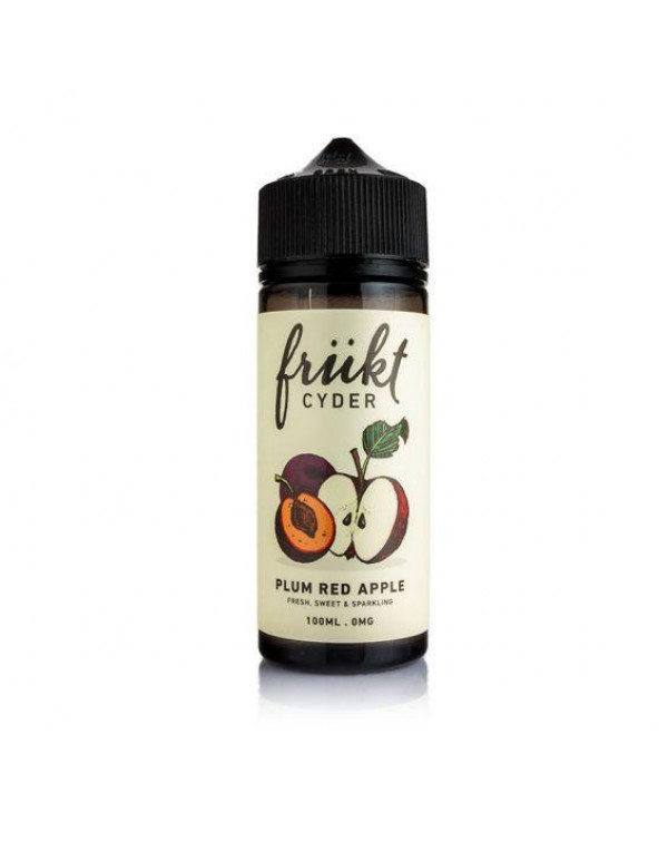 PLUM RED APPLE E LIQUID BY FRUKT CYDER 100ML 70VG