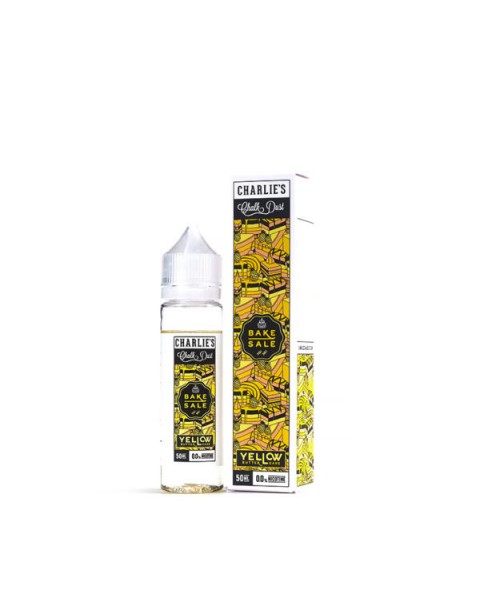 YELLOW BUTTER CAKE E-LIQUID BY CHARLIE'S CHALK DUST - BAKE SALE  50ML 70VG