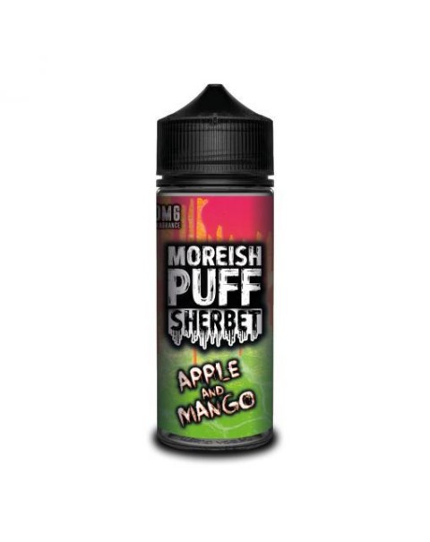 APPLE & MANGO E LIQUID BY MOREISH PUFF - SHERBET 100ML 70VG