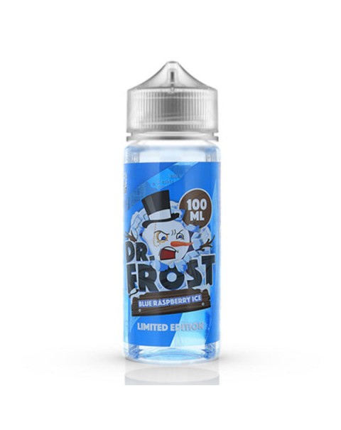 BLUE RASPBERRY ICE E LIQUID BY DR FROST 100ML 70VG