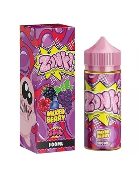 MIXED BERRY E LIQUID BY JUICE MAN 100ML 70VG